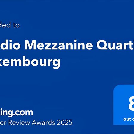 Studio Mezzanine Quartier Luxembourg Free Netflix Paris Extérieur photo