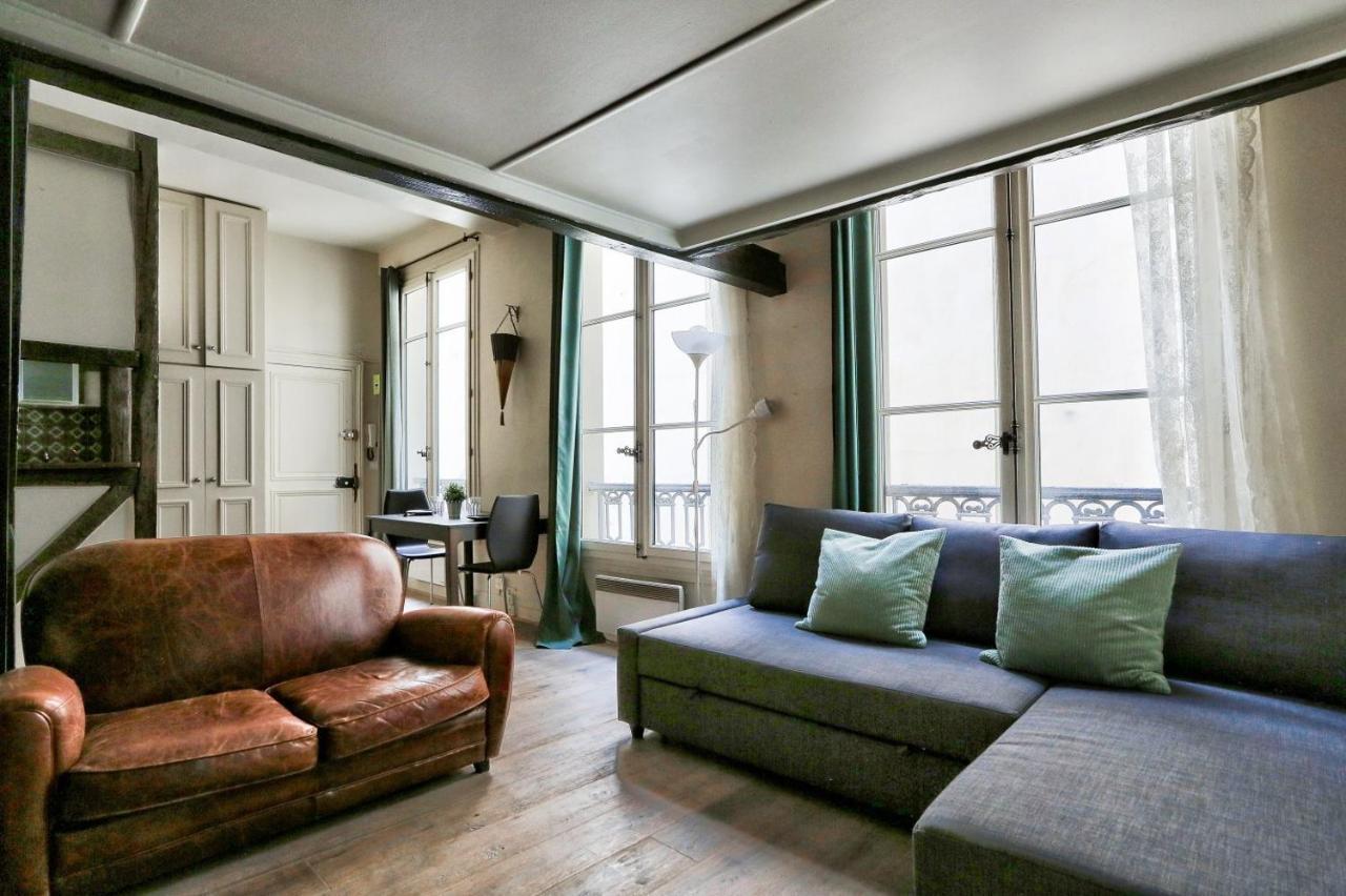Studio Mezzanine Quartier Luxembourg Free Netflix Paris Extérieur photo